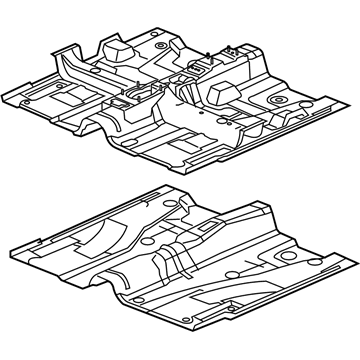 Saturn 15922880 Floor Pan Assembly