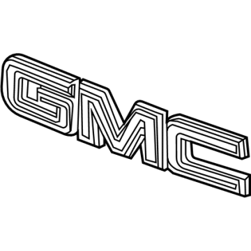 GMC 84796749 Nameplate