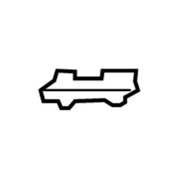 GM 25832478 Bumper Cover Seal, Passenger Side GM 25832478 Bumper Cover Seal, Passenger Side