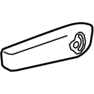 GM 95063838 Armrest, Titanium GM 95063838 Armrest, Titanium