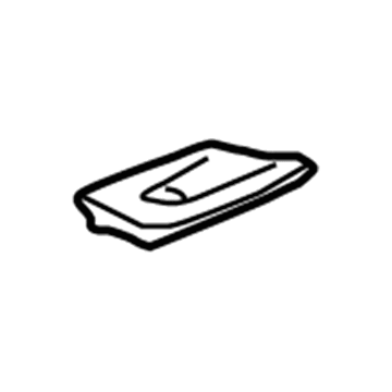 GM 22692007 Hinge Pillar Reinforcement, Front Passenger Side