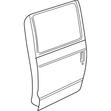 GM 22892601 Door Shell, Driver Side