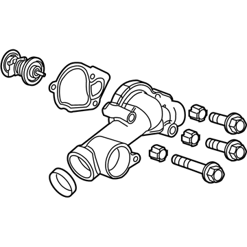 Cadillac SRX Thermostat - 12638186
