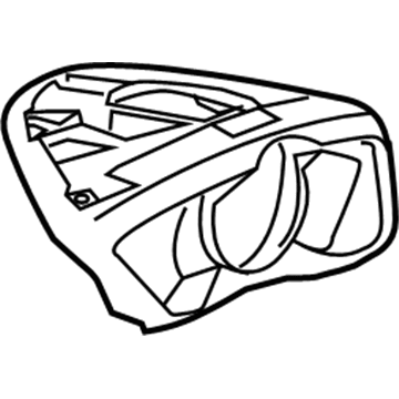 Cadillac 20890400 Cluster Bezel