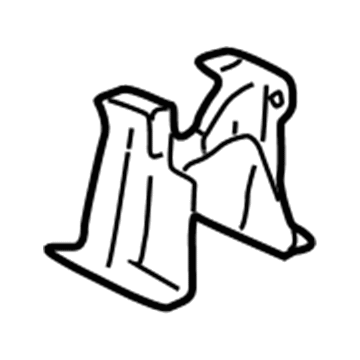 Cadillac 25661729 Auxiliary Fan Bracket