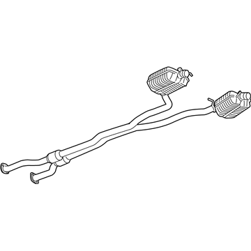 2012 Cadillac CTS Muffler - 20945125