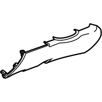 GM 84007751 Knee Bolster, Black GM 84007751 Knee Bolster, Black