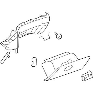 Saturn 25966887 Glove Box Assembly