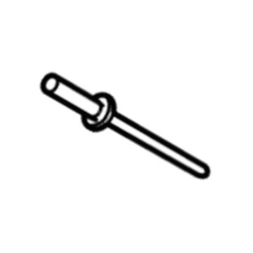 GMC 11516807 License Bracket Rivet