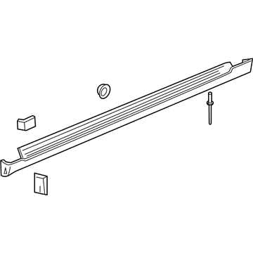Chevy 25968604 Rocker Molding