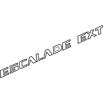 Cadillac 15162149 Nameplate