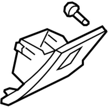 GM 13294598 Compartment Box, Black GM 13294598 Compartment Box, Black