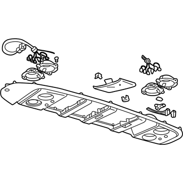 GMC 12546688 Roof Console