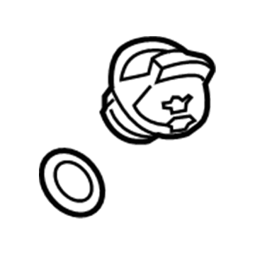 GMC Oil Filler Cap - 12667313