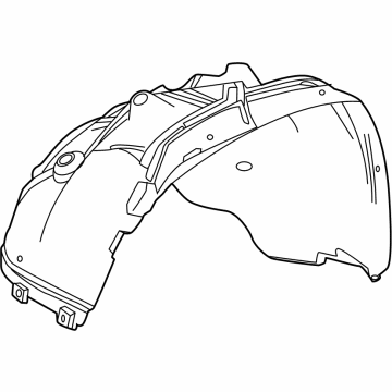 GMC Sierra 1500 Fender Splash Shield - 85542822