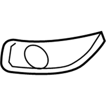 Chevy 15853500 Lamp Bezel