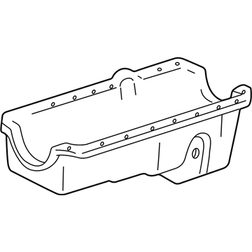 GMC Oil Pan Gasket - 14079398