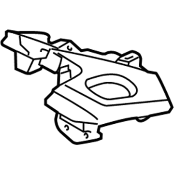 GM 22848250 Upper Trim, Blue, Driver Side GM 22848250 Upper Trim, Blue, Driver Side