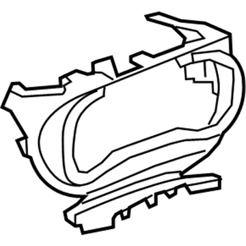 GM 26203786 Cluster Bezel, Black