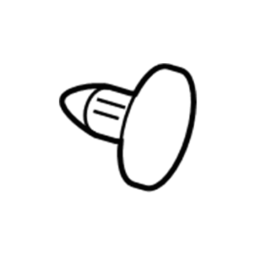 Buick 10323057 Rocker Molding Clip