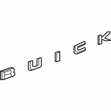 GM 42812473 Nameplate, Rear