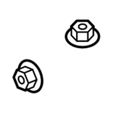 Buick 11610157 Wheelhouse Liner Nut