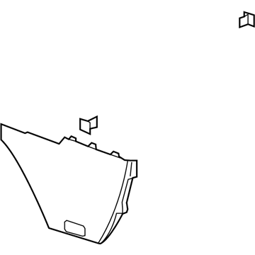 GM 15108704 Side Trim, Front Driver Side