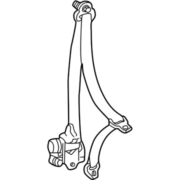 2004 Pontiac Vibe Seat Belt - 88973078