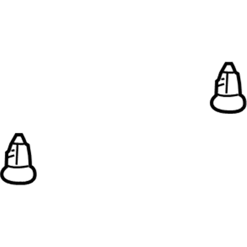 GM 11518201 Fog Lamp Assembly Retainer, Front Rear