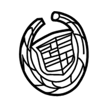 Cadillac ATS Emblem - 23237180