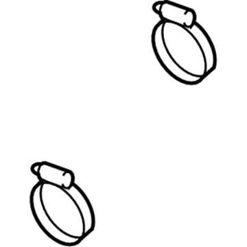 Chevy 94530096 Upper Hose Clamp