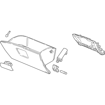 GM 42769790 Glove Box Assembly, Black