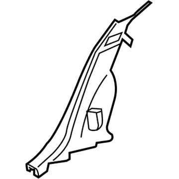 Saturn 94714464 Lock Pillar Trim