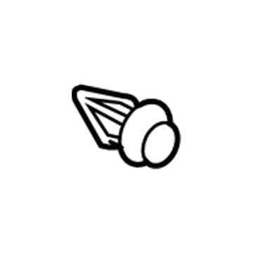 Saturn 90321122 Lock Pillar Trim Retainer