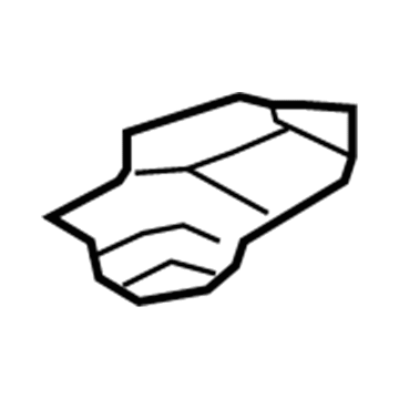 GM 22828126 Upper Striker Bracket, Center Driver Side GM 22828126 Upper Striker Bracket, Center Driver Side