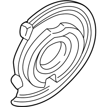 GMC Safari Brake Backing Plate - 19178786