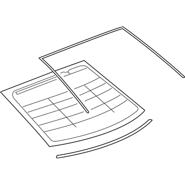 GM 25980273 Back Glass, Rear GM 25980273 Back Glass, Rear