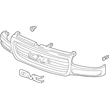 GMC 19130791 Grille