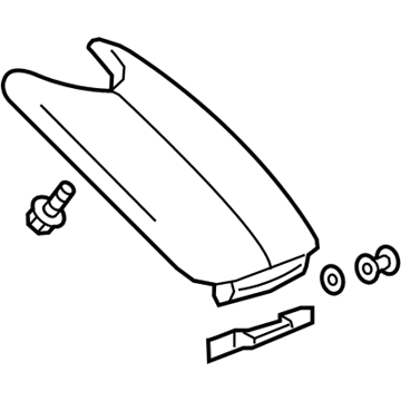 GM 22795487 Armrest, Black GM 22795487 Armrest, Black