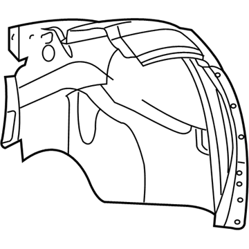 Saturn 25849007 Fender Liner