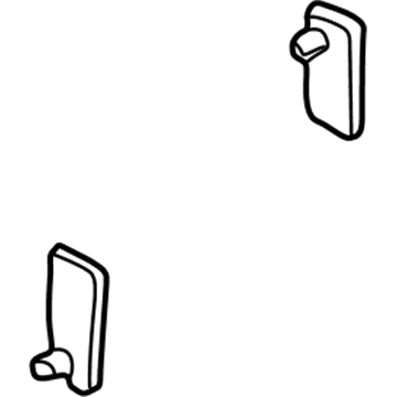 Pontiac 22598028 Impact Bar Stud Plate