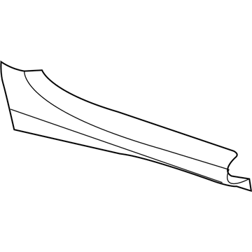 Cadillac 88980501 Rocker Molding