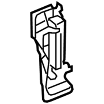 GM 15256805 Hinge Pillar Reinforcement, Front Driver Side