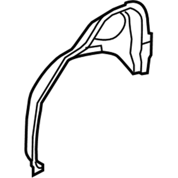 GM 15226351 Outer Wheelhouse, Rear Driver Side GM 15226351 Outer Wheelhouse, Rear Driver Side