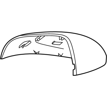 Chevy Trax Mirror Cover - 42739392