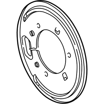 Pontiac Aztek Brake Backing Plate - 18044590