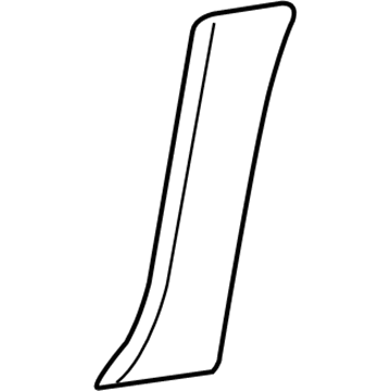 2007 Chevy HHR Door Moldings - 15838615