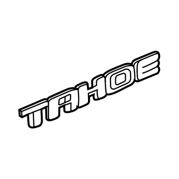 Chevy Tahoe Emblem - 84707393