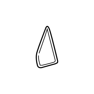 GM 84148578 Front Applique, Black, Driver Side