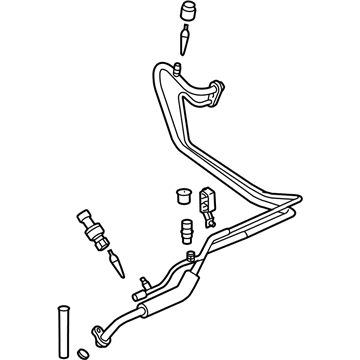 2012 Chevy Impala A/C Hose - 23400788